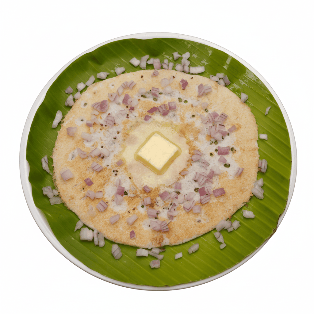 Butter Onion Uthappam